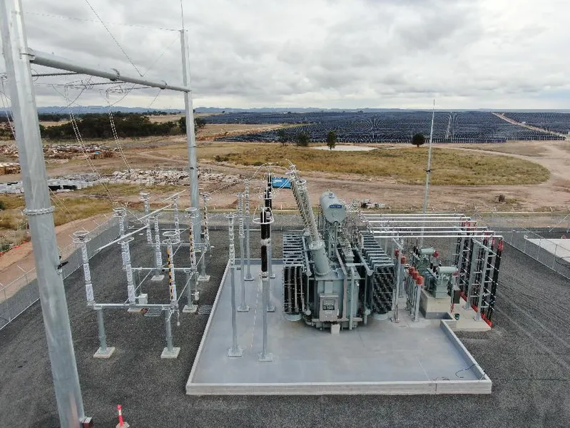 Substation aerial